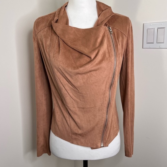 Blank NYC Jackets & Blazers - Blank NYC Faux Suede Tan Jacket Size XS